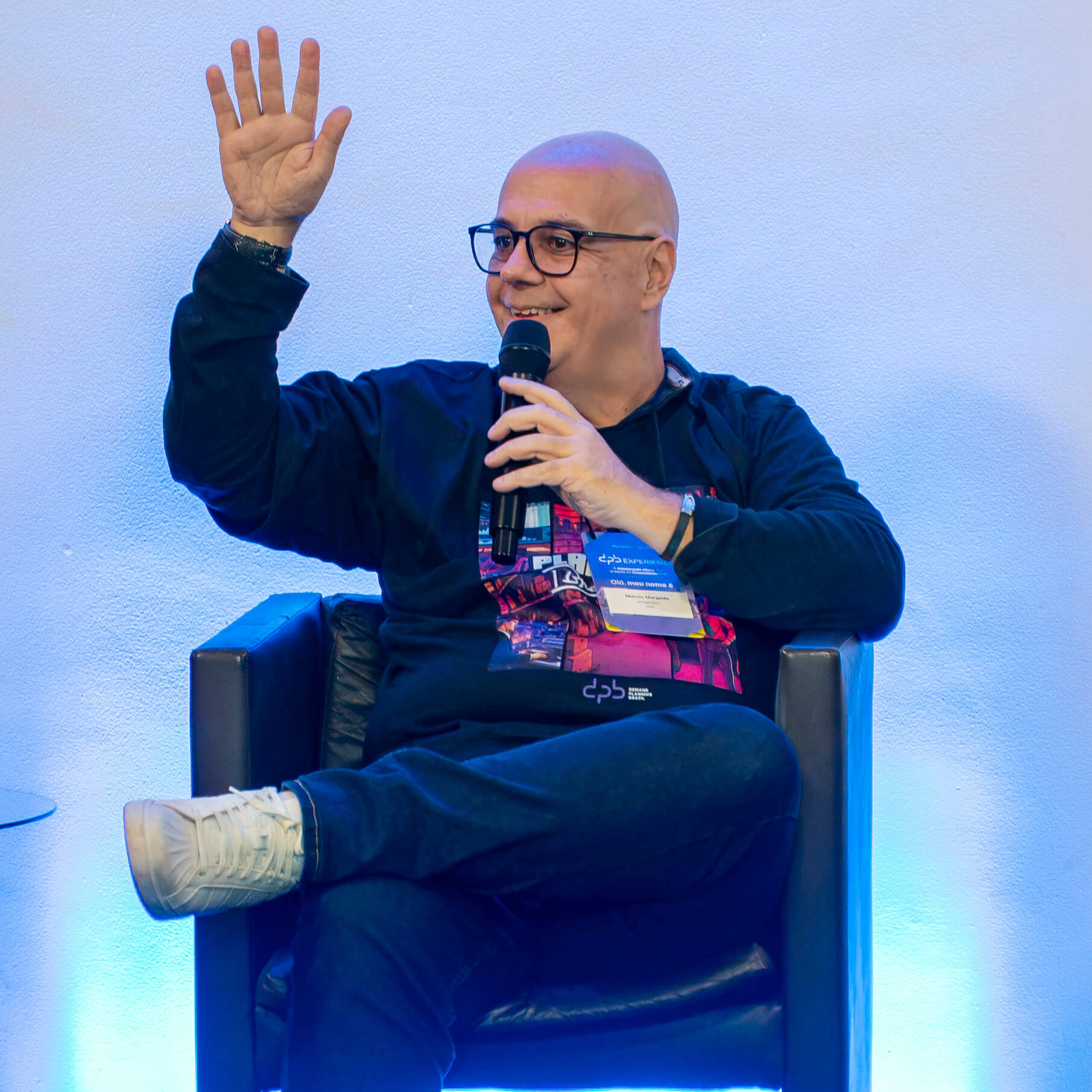 Marcio Morgado em palestra ao vivo
